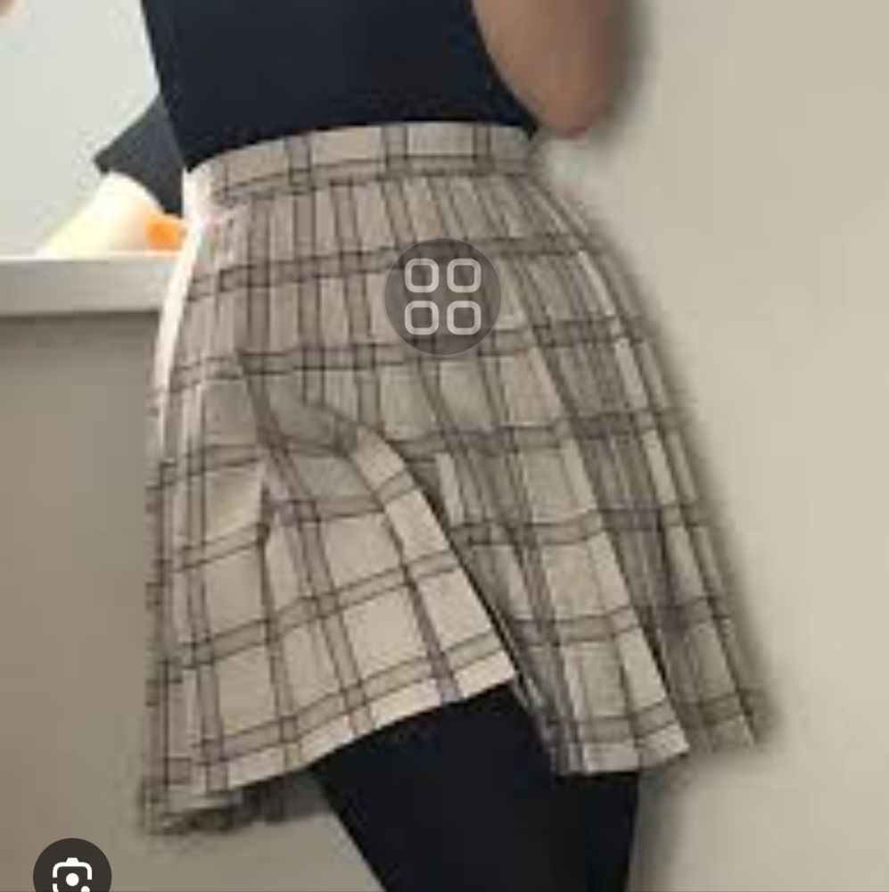 Plaid A-Line MINI Skirt - Picture 1 of 2